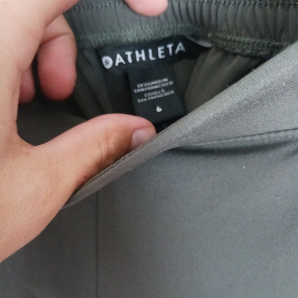 Athleta Brooklyn Legacy Mid Rise Jogger Size 6 Olive Green - Picture 10 of 15